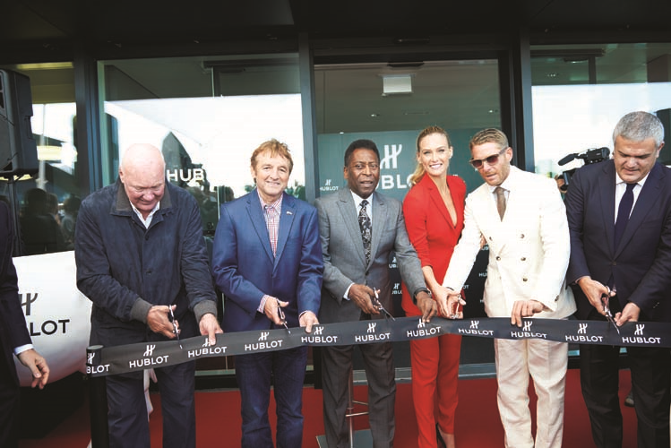 BAR REFAELİ, LAPO ELKANN VE PELÉ İLE  HUBLOT’NUN İKİNCİ FABRİKASININ AÇILIŞI