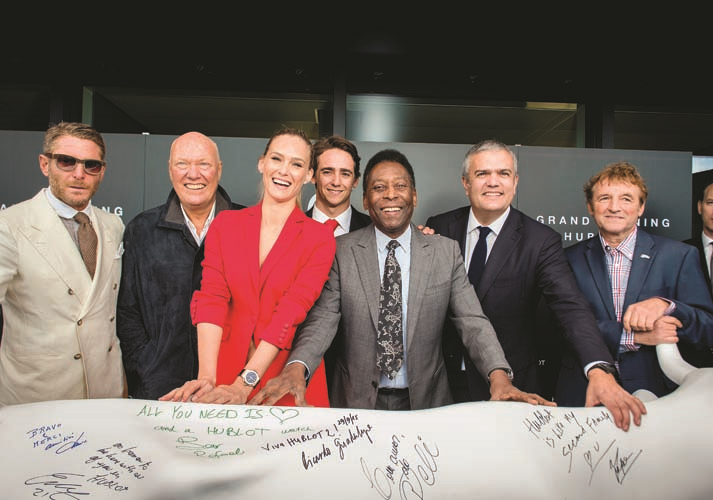 BAR REFAELİ, LAPO ELKANN VE PELÉ İLE  HUBLOT’NUN İKİNCİ FABRİKASININ AÇILIŞI