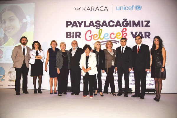 UNICEF YARARINA “TÜRKİYE’NİN DEĞERLERİ,  GELECEK DEĞERLERİ  YARATIYOR”