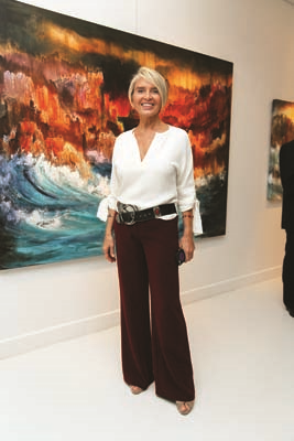 EKAVART GALERİ’DE TUVALDEKİ “UMUDUN IŞIĞI”