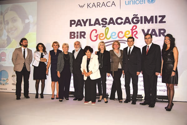 UNICEF YARARINA “TÜRKİYE’NİN DEĞERLERİ,  GELECEK DEĞERLERİ  YARATIYOR”