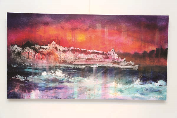 EKAVART GALERİ’DE TUVALDEKİ “UMUDUN IŞIĞI”