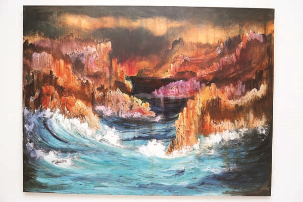 EKAVART GALERİ’DE TUVALDEKİ “UMUDUN IŞIĞI”