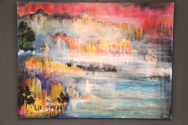 EKAVART GALERİ’DE TUVALDEKİ “UMUDUN IŞIĞI”