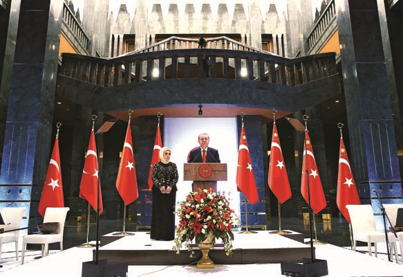 CUMHURBAŞKANI ERDOĞAN’DAN 29 EKİM CUMHURİYET BAYRAMI RESEPSİYONU