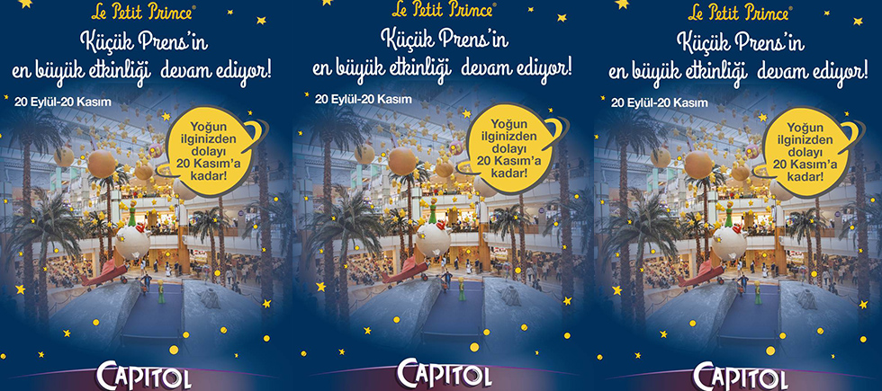 KÜÇÜK PRENS 20 KASIM’A KADAR CAPITOL’DE