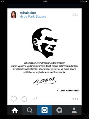 SOSYAL MEDYADAN 10 KASIM MESAJLARI