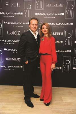 KORAY YAVUZER MİMARLIKTA 15. YILINI KUTLADI