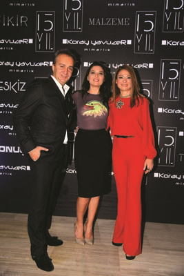 KORAY YAVUZER MİMARLIKTA 15. YILINI KUTLADI