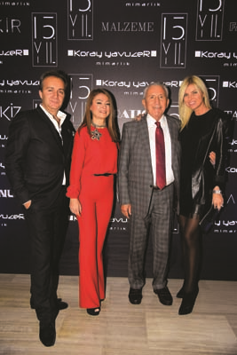 KORAY YAVUZER MİMARLIKTA 15. YILINI KUTLADI