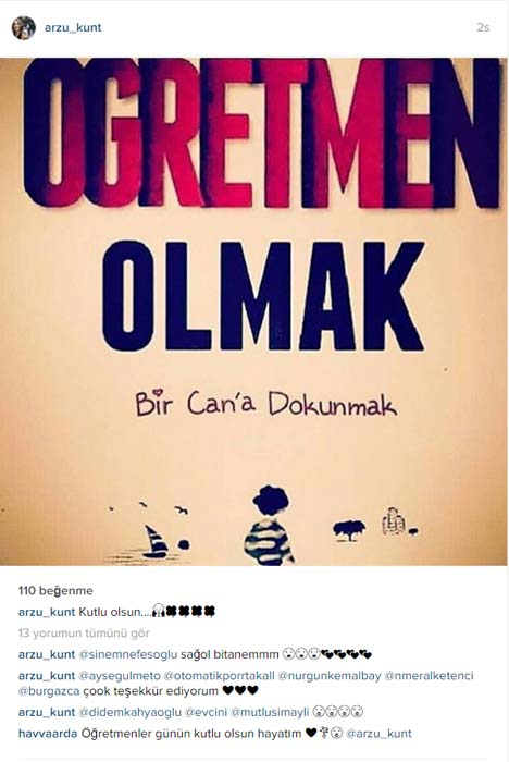 24 KASIM ÖĞRETMENLER GÜNÜNÜ SOSYAL MEDYADAN KUTLADILAR...