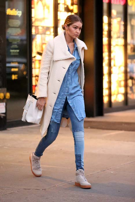 GIGI HADID TARZIYLA BEĞENİ TOPLUYOR