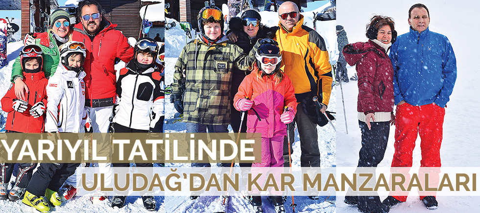 YARIYIL TATİLİNDE  ULUDAĞ’DAN KAR MANZARALARI 