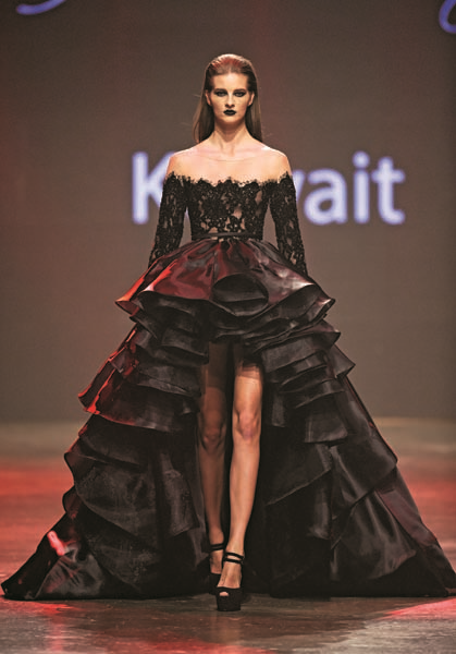 KUVEYTLİ TASARIMCI YOUSEF  AL-JASMI DRAMATİK ELBİSELERİYLE YILDIZLARIN GÖZDESİ