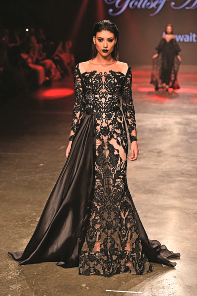 KUVEYTLİ TASARIMCI YOUSEF  AL-JASMI DRAMATİK ELBİSELERİYLE YILDIZLARIN GÖZDESİ