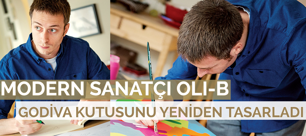 BELÇİKA’NIN TANINMIŞ MODERN SANATÇILARINDAN OLI-B 90 YILLIK GODİVA KUTUSUNU  YENİDEN TASARLADI
