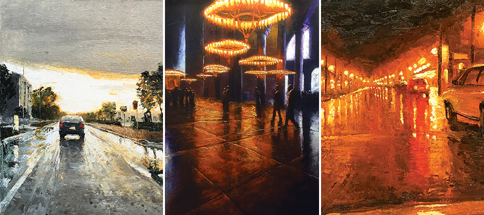 FRİSONİ’DEN “YOLDA OLMA” DUYGUSU VE TUVALDEKİ KENT PEYZAJLARI