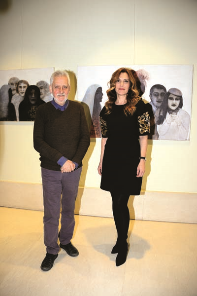 ŞAHİN PAKSOYUN SERGİSİNDE SANAT BULUŞMASI