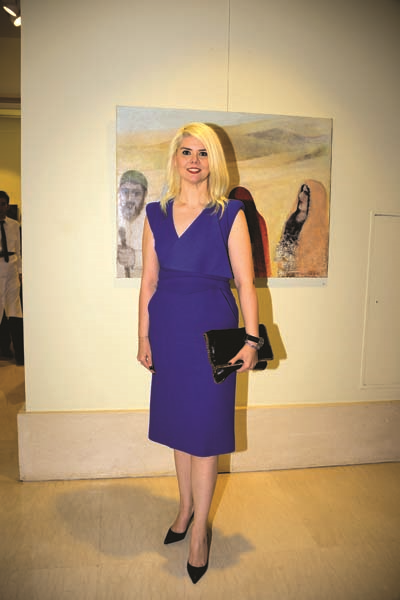 ŞAHİN PAKSOYUN SERGİSİNDE SANAT BULUŞMASI