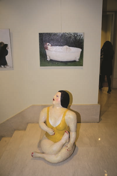 ŞAHİN PAKSOYUN SERGİSİNDE SANAT BULUŞMASI