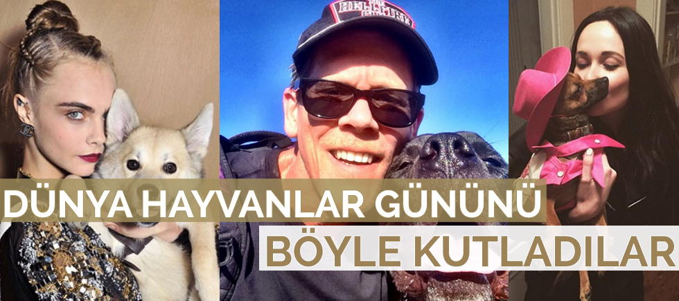 YILDIZ İSİMLER DÜNYA HAYVANLAR GÜNÜNÜ BÖYLE KUTLADI