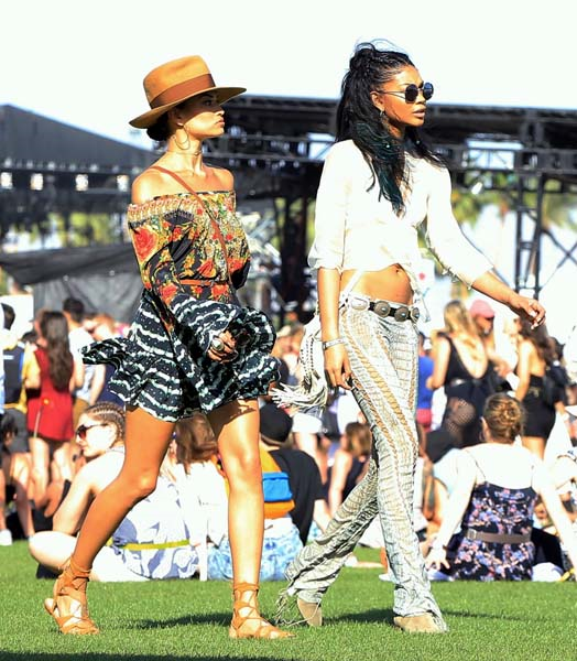 COACHELLA MÜZİK FESTİVALİ ÜNLÜLERİN TARZI