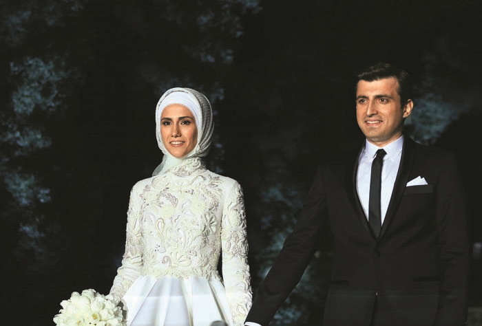 SÜMEYYE ERDOĞAN & SELÇUK BAYRAKTAR ÖMÜR BOYU MUTLULUĞA  ‘EVET’ DEDİLER