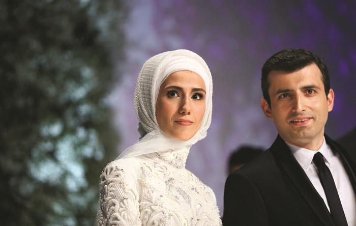 SÜMEYYE ERDOĞAN & SELÇUK BAYRAKTAR ÖMÜR BOYU MUTLULUĞA  ‘EVET’ DEDİLER