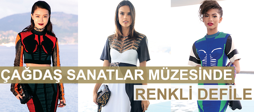 ÇAĞDAŞ SANATLAR MÜZESİNDE RENKLİ DEFİLE