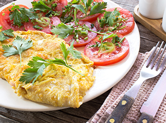 HAFTANIN SAĞLIKLI TARİFİ:  ZERDEÇALLI OMLET 