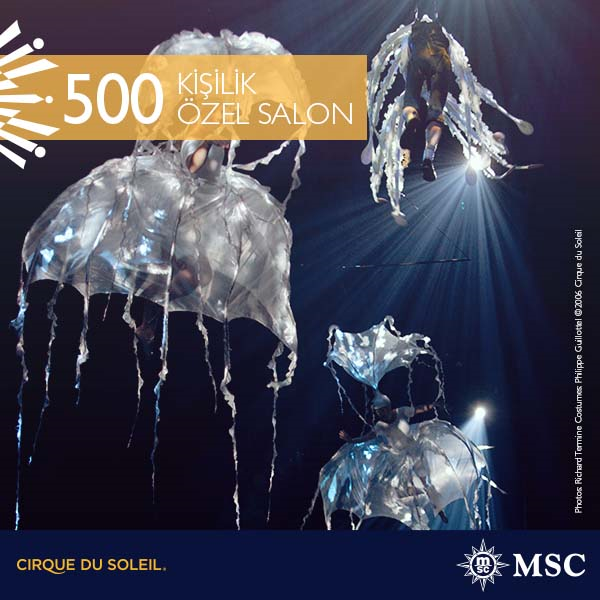 CIRQUE DU SOLEIL DENİZE İNİYOR