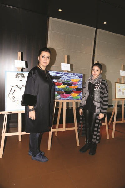 ÇOCUKLARIN İÇ DÜNYASI RESİM SERGİSİNDE