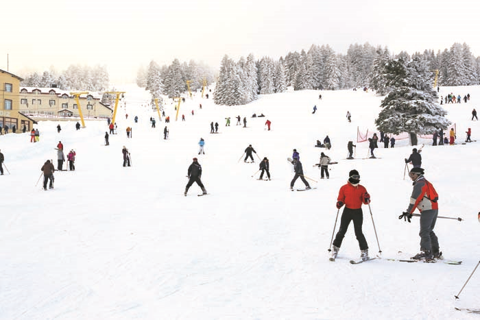 YENİ YILI ULUDAĞDA KARŞILADILAR