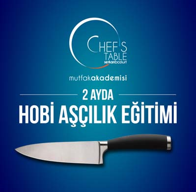 CHEFS TABLE MUTFAK AKADEMİSİNDE OCAK AYI WORKSHOPLARI