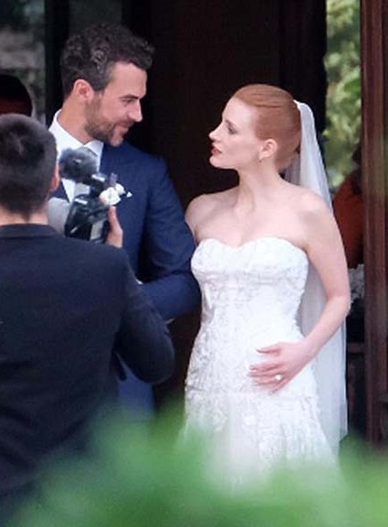JESSICA CHASTAIN EVLENDİ