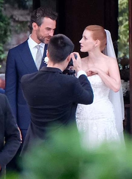 JESSICA CHASTAIN EVLENDİ