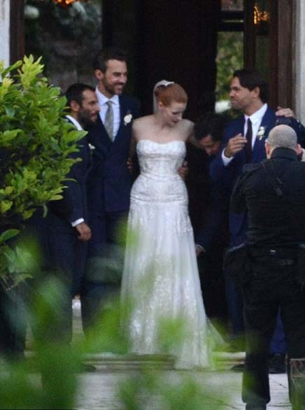 JESSICA CHASTAIN EVLENDİ