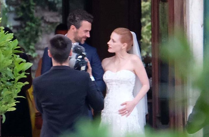 JESSICA CHASTAIN EVLENDİ