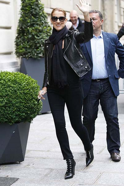 CELINE DIONUN GÖSTERİŞLİ STİLİ