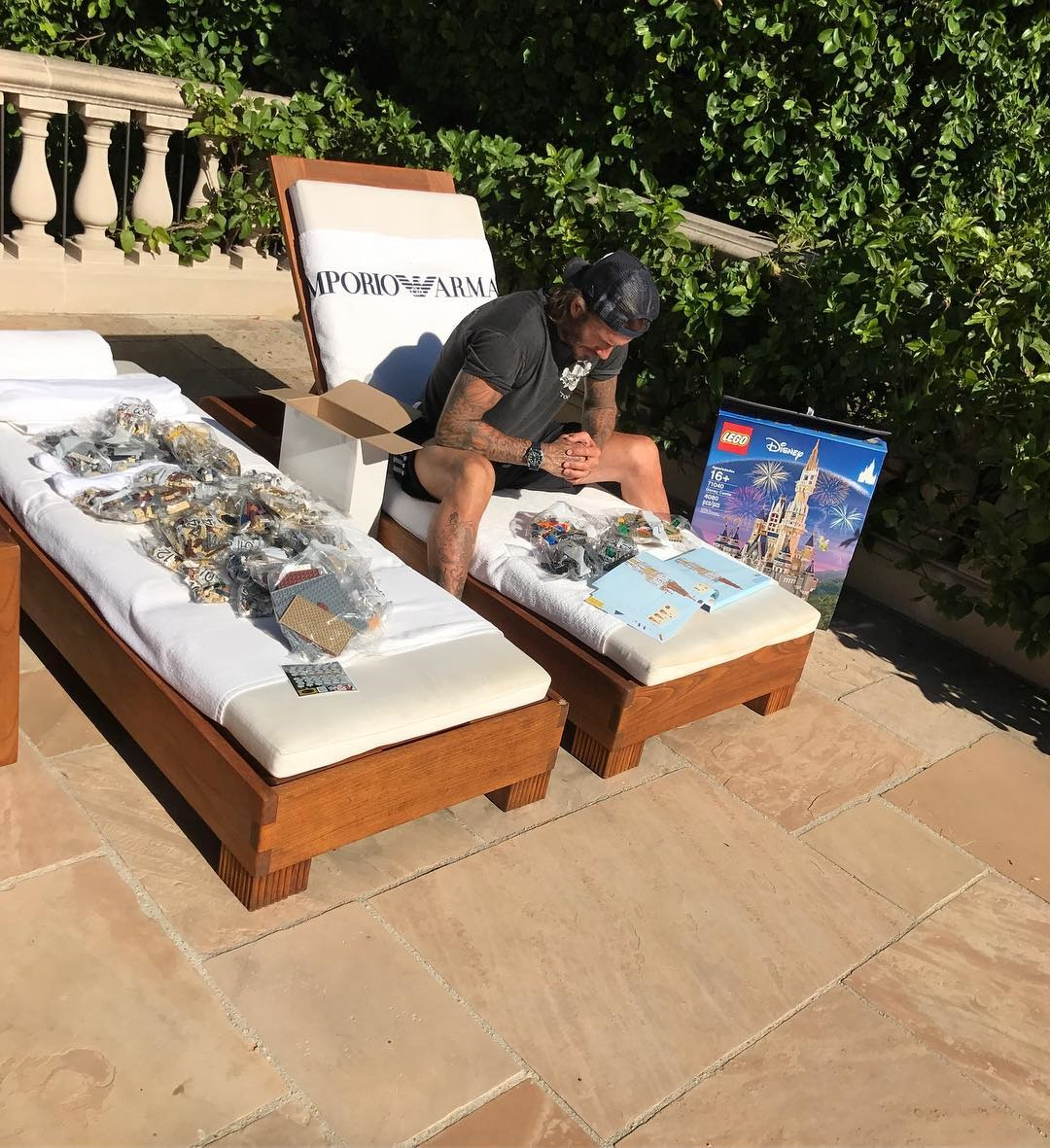 DAVID BECKHAM KIZI İÇİN MAKET YAPTI