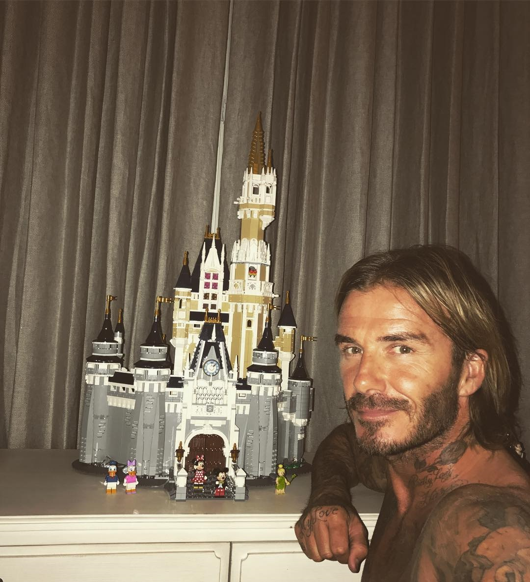 DAVID BECKHAM KIZI İÇİN MAKET YAPTI