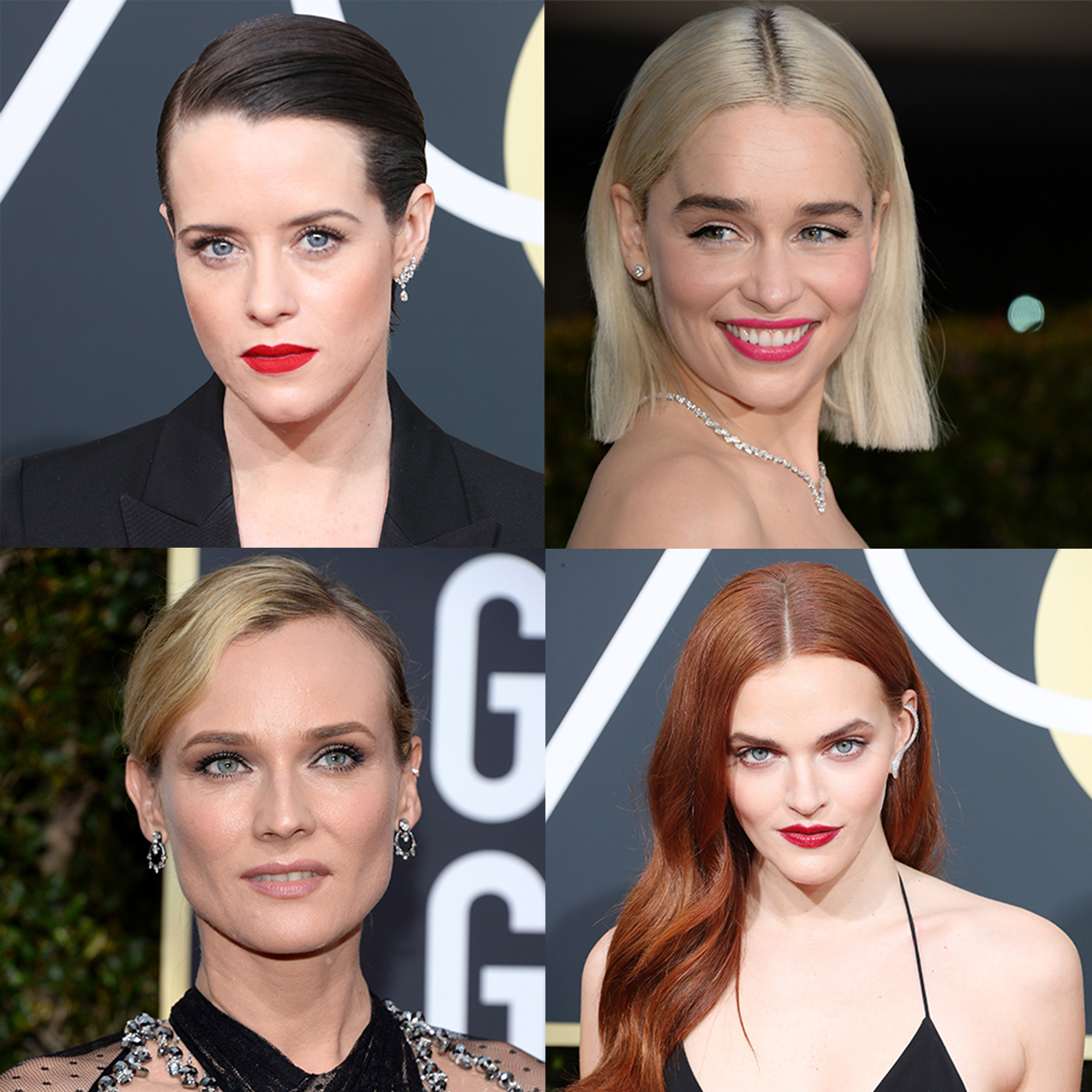 2018 ALTIN KÜRE ÖDÜLLERİNİN DİKKAT ÇEKEN SAÇ VE MAKYAJLARI