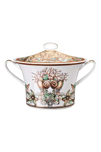 VERSACE DESENLERİ PORSELENLERİN ÜZERİNDE