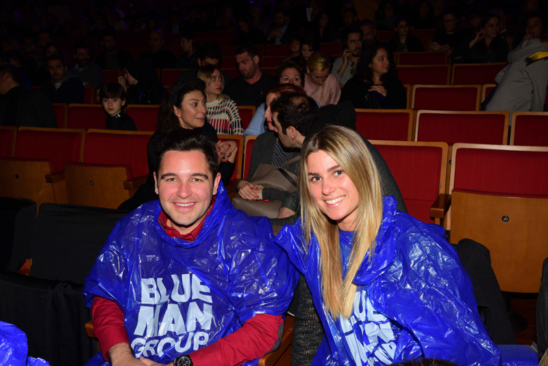 BLUE MAN GROUP GALA GECESİNE YOĞUN İLGİ