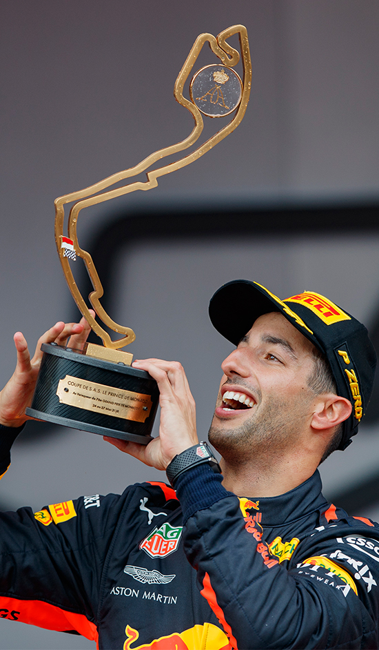 MONACO GRAND PRIXSİNDE KAZANAN DANIEL RICCIARDO OLDU