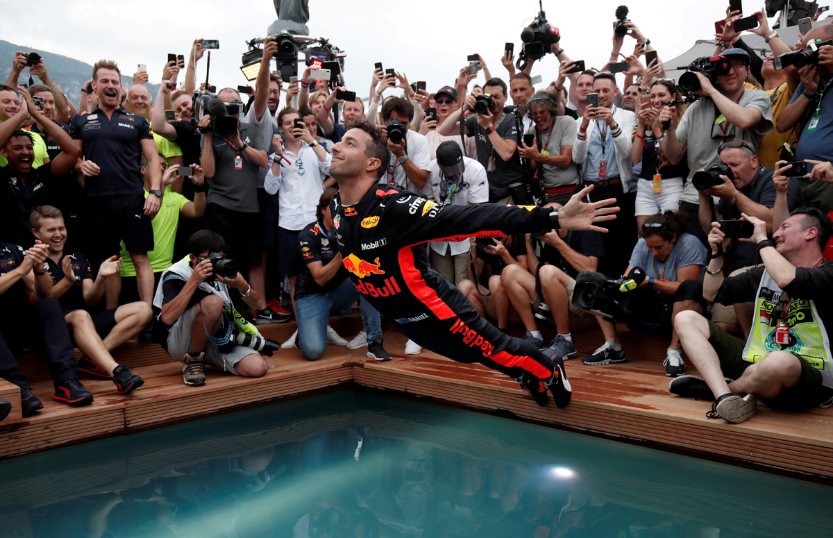MONACO GRAND PRIXSİNDE KAZANAN DANIEL RICCIARDO OLDU