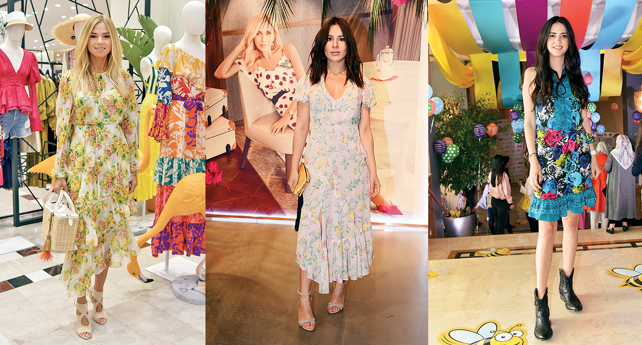 YAZIN TRENDİ ÇİÇEK DESENİNİ GİYEN İSİMLER