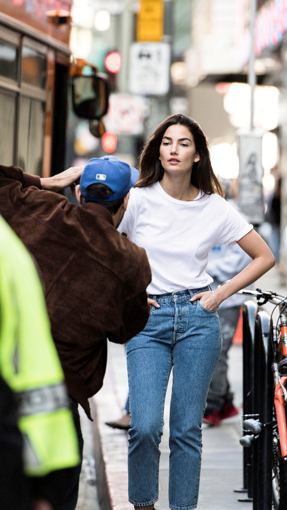 LILY ALDRIDGE LEVISIN MARKA YÜZÜ OLDU