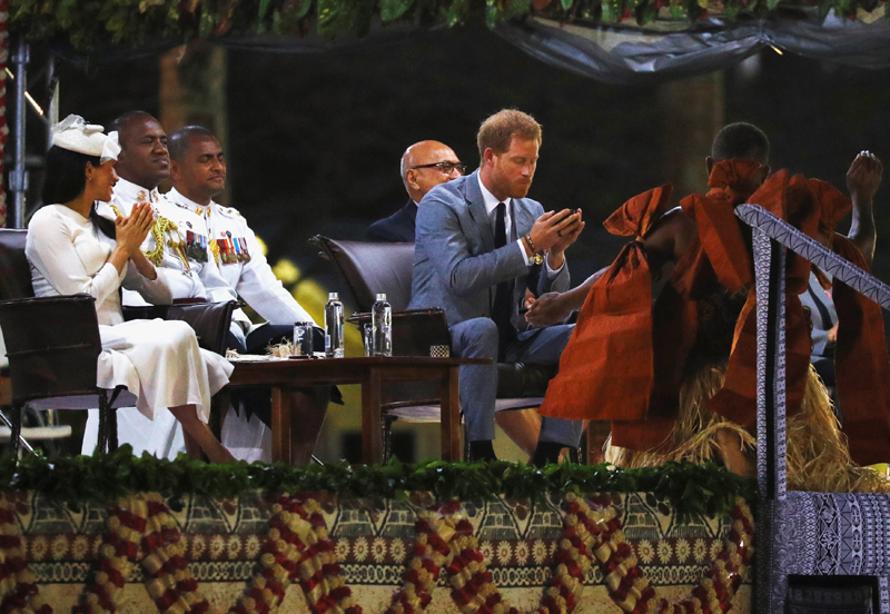 PRENS HARRY VE MEGHAN MARKLE FİJİDE