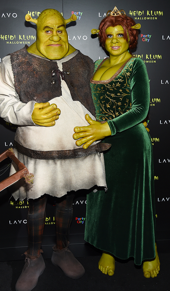 HEIDI KLUM CADILAR BAYRAMI İÇİN SHREK FİLMİNİ SEÇTİ 